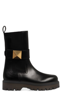 Valentino Garavani - One Stud leather Chelsea boots